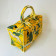 Quilted Duffle Bag - Yellow