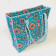 Large Quilted Tote Bag - Turquoise