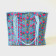 Large Quilted Tote Bag - Blue