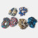 Recycled Sari Hair 6 x Scrunchies 03