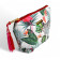 Tropical Zebra Make-up Bag White