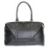 Pebbled Leather Travel Bag Black