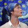 100% Mulberry silk - Van Gogh